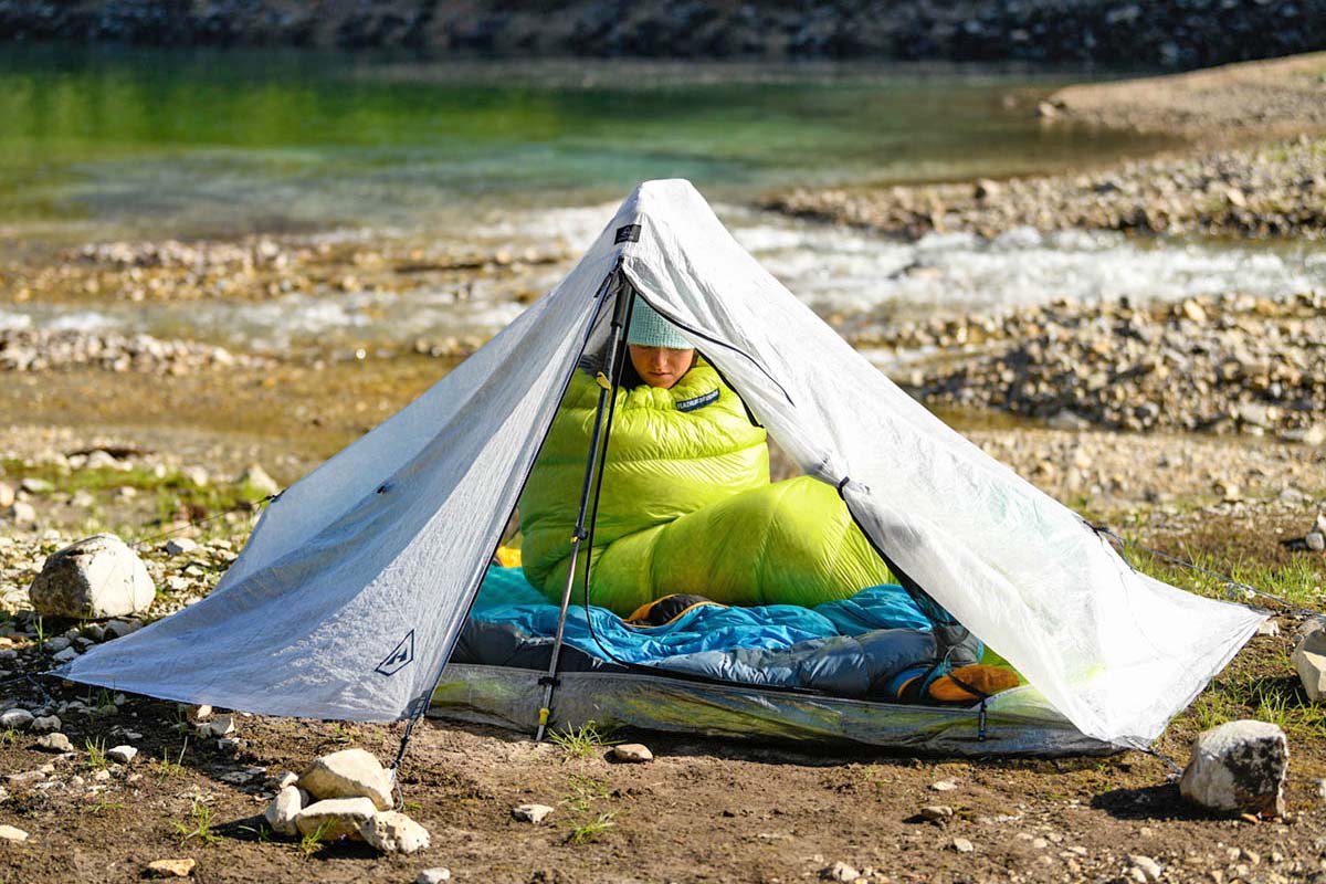Hyperlite Dirigo 2 non-freestanding backpacking tent